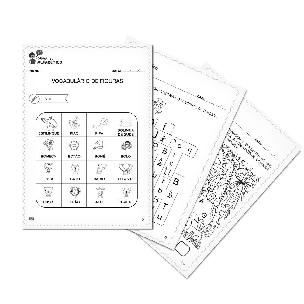 E-book Princípio Alfabético - Transforme crianças em leitores confiantes