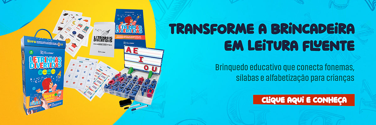 Brinquedo educativo que conectar fonemas, sílabas e alfabetização para crianças.