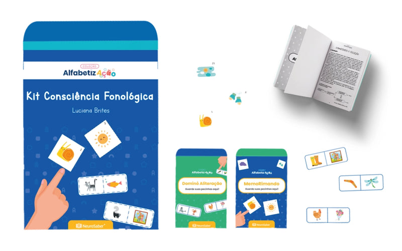 Brinquedos Pedagógicos - Atividades Lúdicas para Aprender a Ler e Escrever - loja.neurosaber.com.br