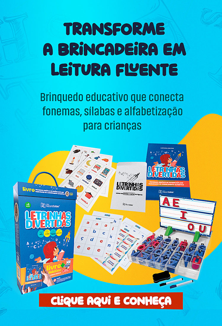 Transforme a brincadeira em leitura fluente.
