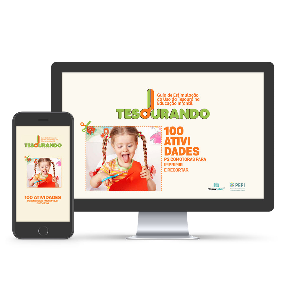 E-book Tesourando – Atividades de Recorte para Coordenação Motora Infantil